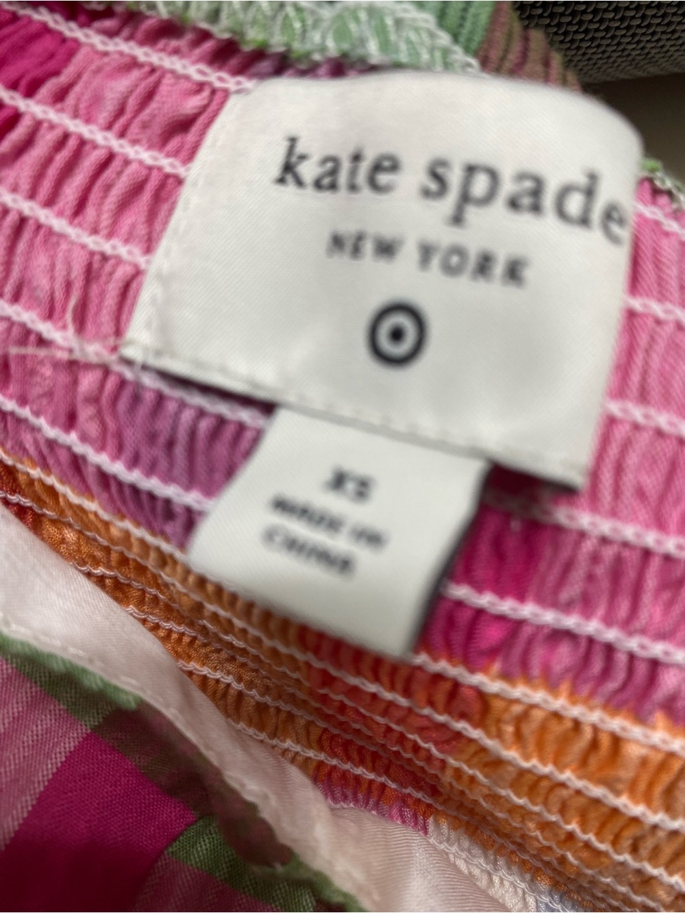Kate Spade New York x Target Tie-Waist Plaid Midi Picnic Cottagecore Dress XS - Picture 3 of 16